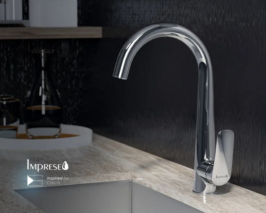 Смеситель для кухни Imprese Praha New f03405501AA хром 35 мм - f03405501AA