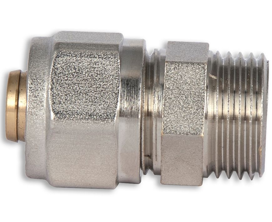 Муфта обтискна Thermo Alliance Forte 16х1/2" ЗР перехідна пряма розбірна латунь SF172W1615