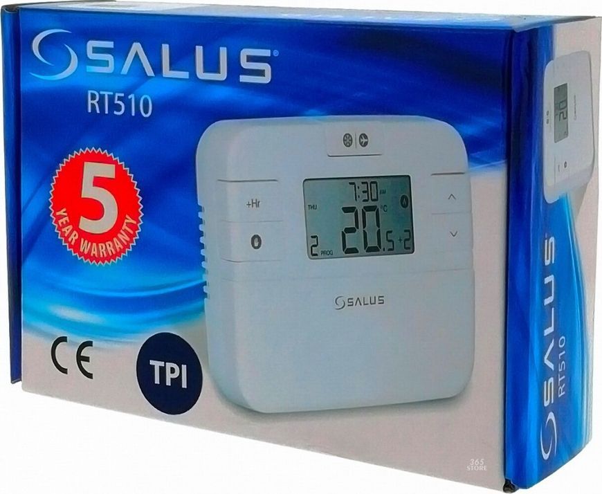 Програматор температури (терморегулятор) SALUS RT510 тижневий провідний - 615202935