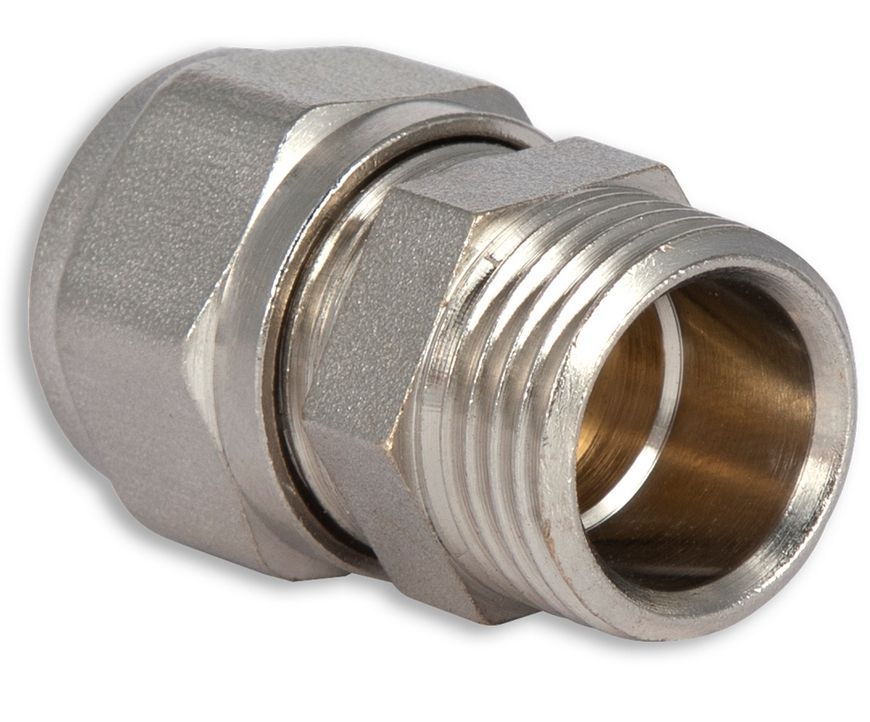 Муфта обтискна Thermo Alliance Forte 16х1/2" ЗР перехідна пряма розбірна латунь SF172W1615