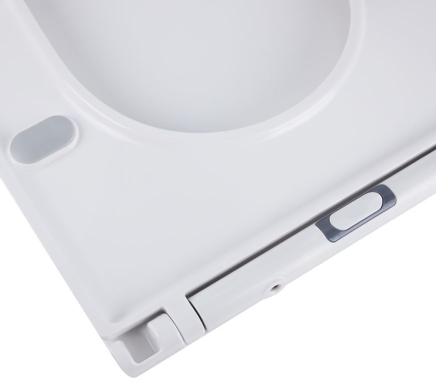 Сиденье для унитаза QTAP (Aries) с микролифтом Slim QT99HXU15W - QT99HXU15W