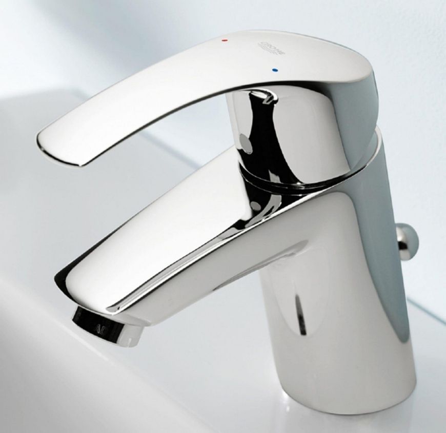 Смеситель для умывальника GROHE Eurosmart 33265002 с донным клапаном - 33265002