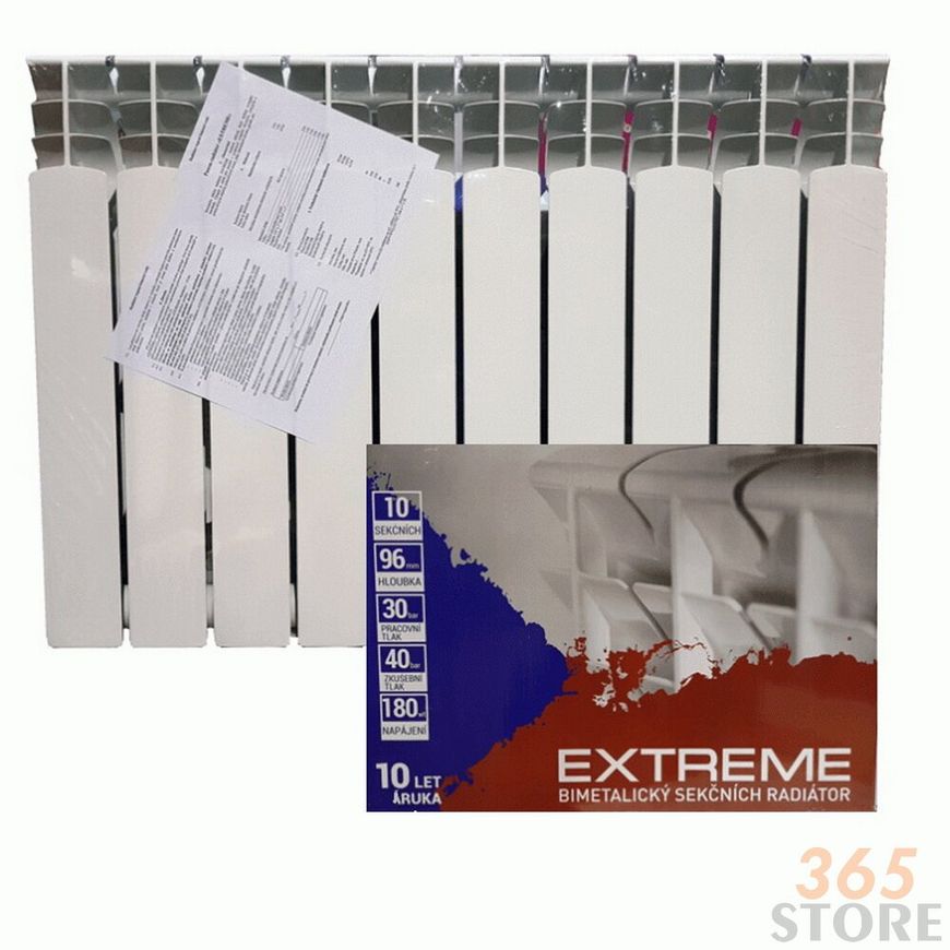 Радіатор біметалевий EXTREME 500/96 - E50096B-
