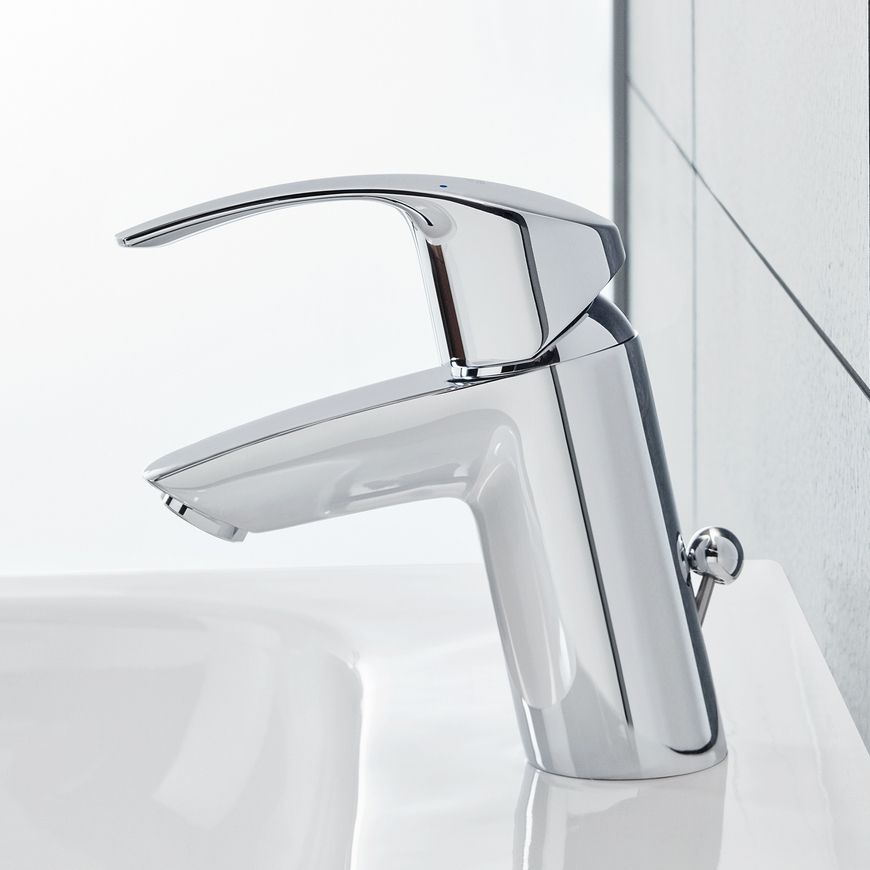 Смеситель для умывальника GROHE Eurosmart 33265002 с донным клапаном - 33265002