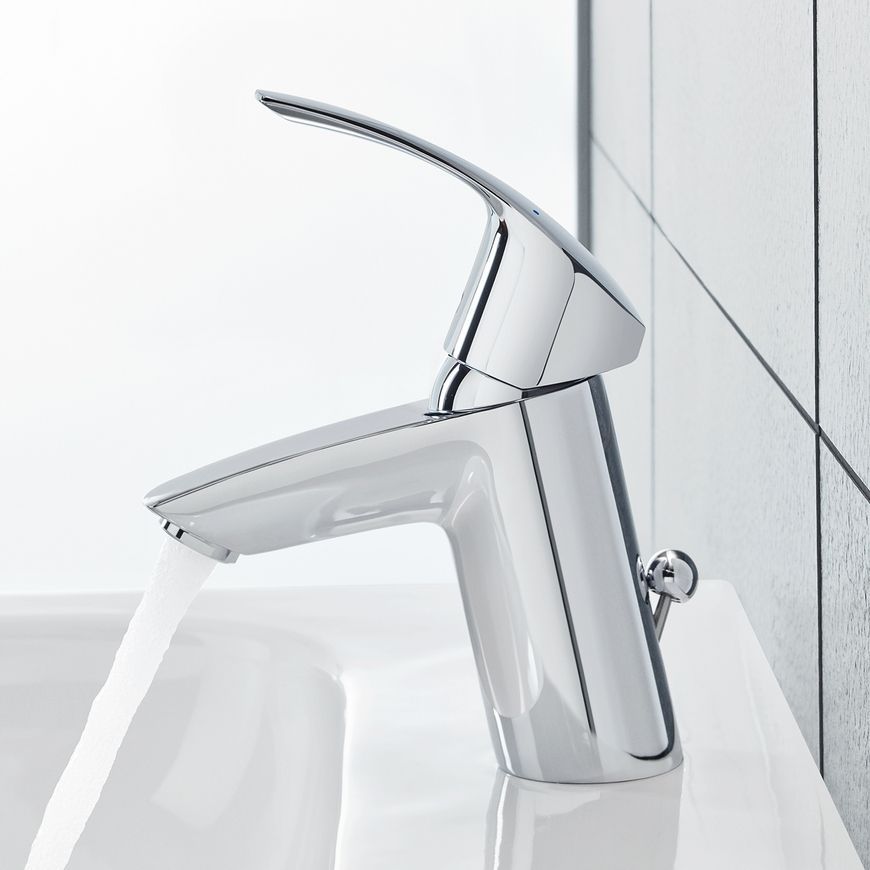 Смеситель для умывальника GROHE Eurosmart 33265002 с донным клапаном - 33265002