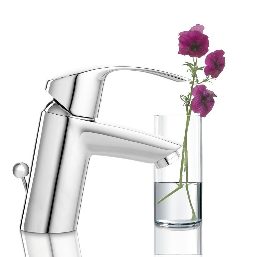 Смеситель для умывальника GROHE Eurosmart 33265002 с донным клапаном - 33265002