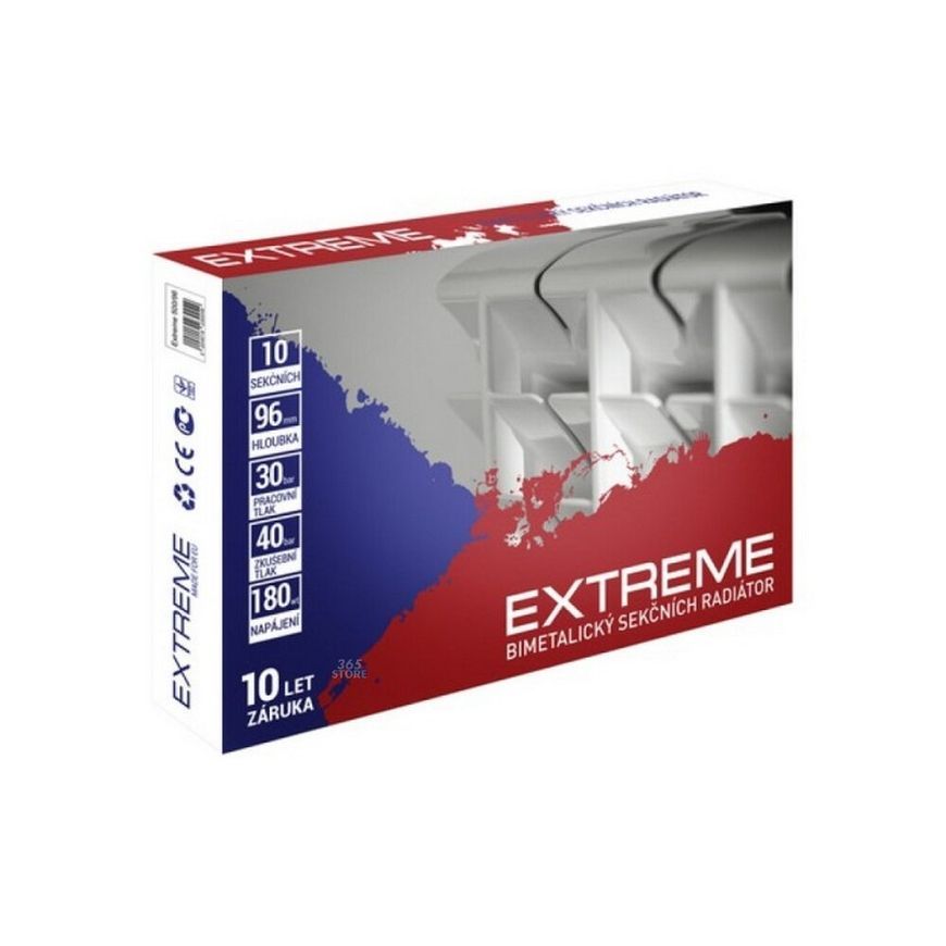Радіатор біметалевий EXTREME 500/96 - E50096B-