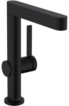 Змішувач для раковини HANSGROHE Finoris 230 Matt Black 76060670 чорний матовий з донним клапаном push-open - 76060670