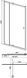 Душевые двери в нишу QTAP PISCES WHI208-9.CP5 79-92x185, стекло Pattern 5 мм, распашные - PISWHI2089CP5 - 8