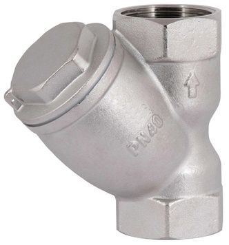 Фильтр грубой очистки Thermo Alliance Forte 1 1/2" ВР косой никелированный для воды TAF124W40 - TAF124W40
