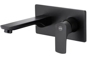 Смеситель для умывальника KFA ARMATURA MOKAIT BLACK 5539-810-81 скрытого монтажа - 5539-810-81