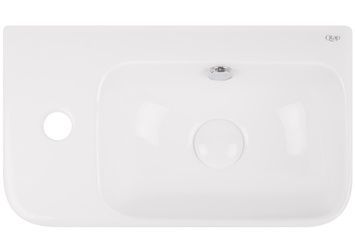 Раковина Qtap Tern 450х260х160 White з донним клапаном QT17115117LW - QT17115117LW