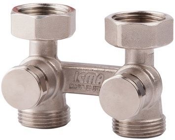 Кран (вентиль) двухтрубный для стальных панельных радиаторов Icma 3/4" №896 - 82896AE06