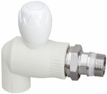 Кран кульовий радіаторний PPR BLUE OCEAN 20х1/2" кутовий - BOEBVH2001EXX