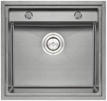Кухонна мийка інтегрована QTAP D5249 3,0/1,2 мм Satin - QTD52493012