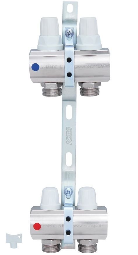 Колектор ICMA 1" 2 виходи, без витратоміра №K005 - 87K005PG06