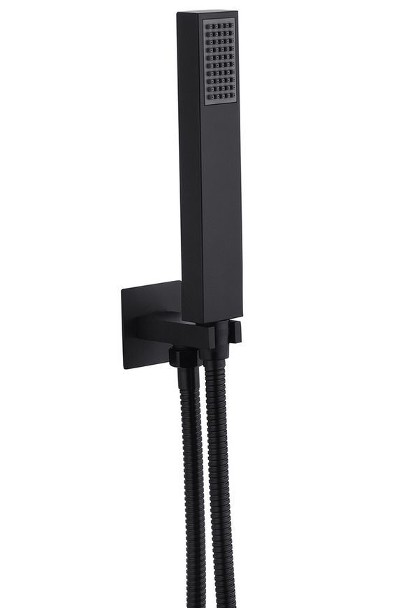 Душевая система скрытого монтажа Kroner KRP Edelstahl Kubus-SCH082 на 2 потребителя черная CV029972 - Kubus-SCH082