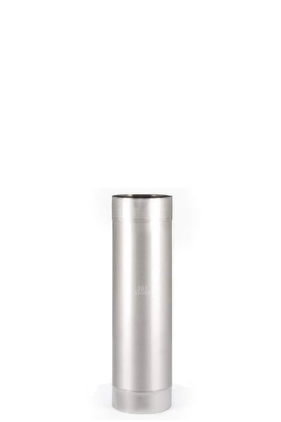 Труба дымоходная ВЕНТ УСТРИЙ из нержавеющей стали Ø120, 50 см, 0,8 мм - VU-T-N-D120-0,5-0,8