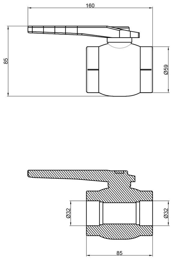 Кран шаровой PPR THERMO ALLIANCE 32 - DSW116