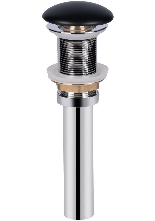 Раковина-чаша Qtap Tern 485х375х135 Matt black з донним клапаном QT172074MBMB - QT172074MBMB