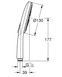 Лейка для ручного душа GROHE Rainshower Smartactive 130 26574000 - 26574000 - 9