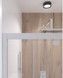 Душевые двери в нишу QTAP PISCES WHI208-9.CP5 79-92x185, стекло Pattern 5 мм, распашные - PISWHI2089CP5 - 2