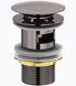 Донный клапан IMPRESE BRENTA ZMK091908500 графит для раковины 1 1/4" с переливом - ZMK091908500 - 1