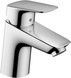 Змішувач для раковини HANSGROHE Logis 70 CoolStart 2 flow хром 71075000 з донним клапаном - 71075000 - 1