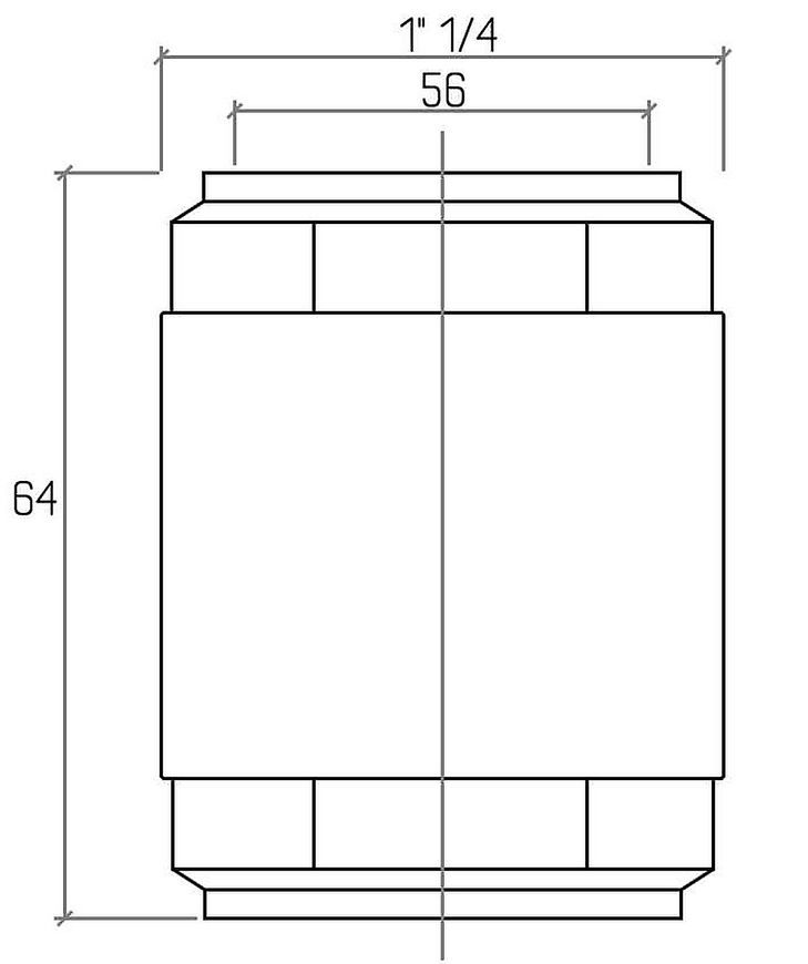 Обратный клапан RASTELLI 1" 1/4 Арт. 480VM - RAS480VM032