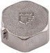 Заглушка латунна SD Forte 3/4" ВР нікельована SF35220
