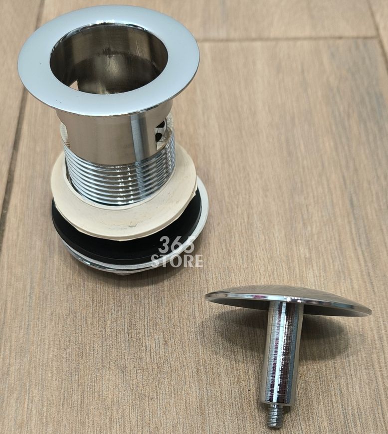 Слив для умывальника McALPINE DW60-CB хром 1 1/4" с переливом - DW60-CB
