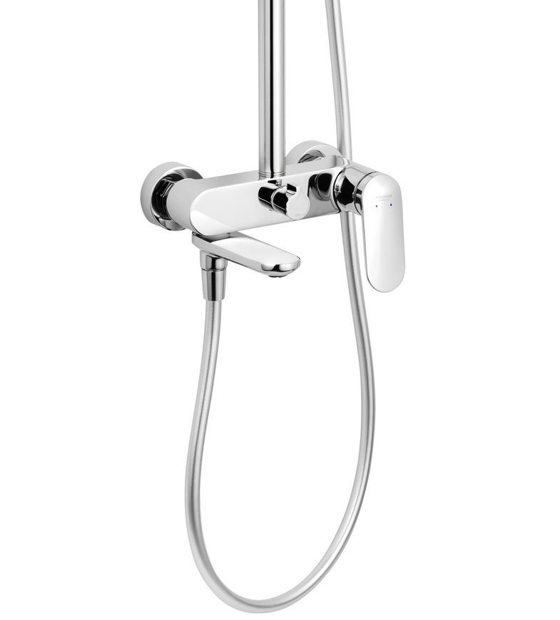 Душова система Kroner Element 211318-0101 на 3 споживача, з виливом, латунь, хром CV036834 - Element 211318-0101