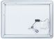 Дзеркало QTAP Tern 600x800 прямокутне з LED-підсвічуванням, інфрачервоний вимикач, універсальне QT177814276080W