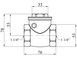 Пелюстковий зворотний клапан Karro 1 1/4" ВР KR107/4 латунний CV011019 - KR107/4 - 2