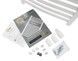 Рушникосушарка водяна QTAP Dias (WHI) P18 1000x500 HY біла - QTDIASWHIP181000500HY - 5