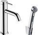 Змішувач для раковини HANSGROHE Tecturis S 110 EcoSmart+ з гігієнічною лійкою 160 см Chrome 73211000 хром - 73211000 - 1