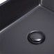 Раковина-чаша Qtap Tern 485х375х135 Matt black з донним клапаном QT172074MBMB - QT172074MBMB - 4