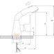 Смеситель для мойки POTATO P6033 с вытяжной лейкой - POTP6033 - 2
