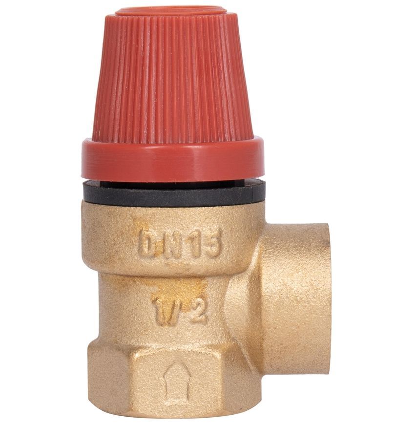 Запобіжний клапан Thermo Alliance Standart 1/2" ВР 2,5 бар латунь SD24425 - SD24425