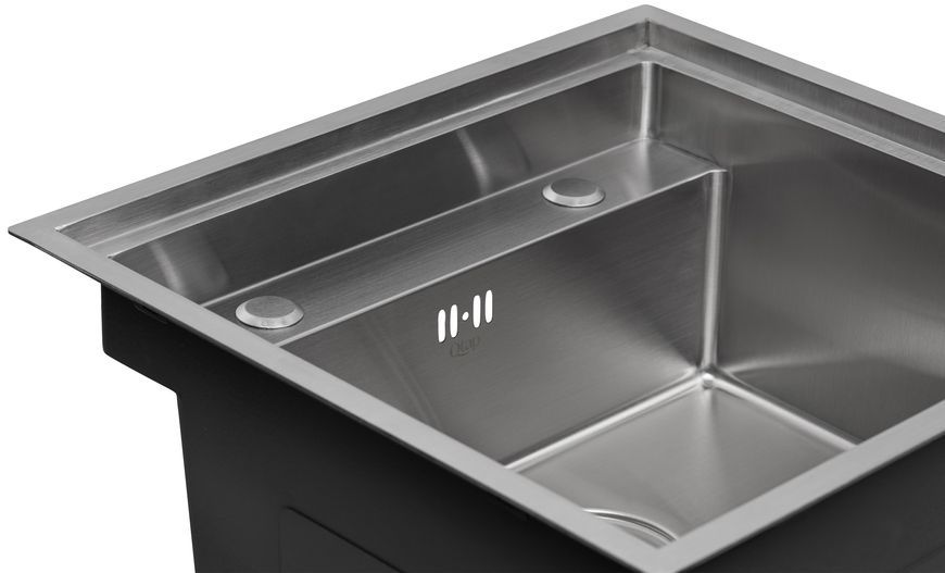 Кухонна мийка інтегрована QTAP D5249 3,0/1,2 мм Satin - QTD52493012