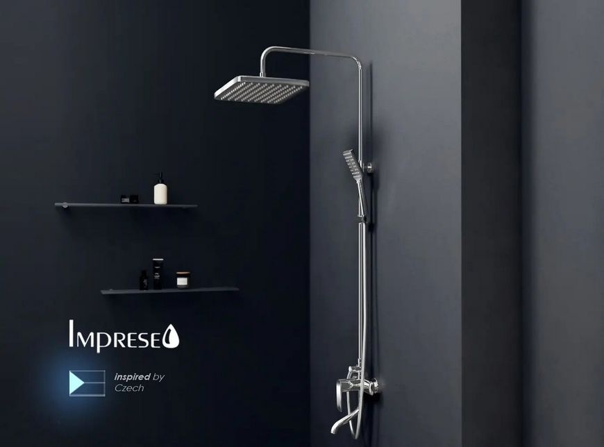 Душова система IMPRESE MODUS з виливом f03008201SB хром - f03008201SB