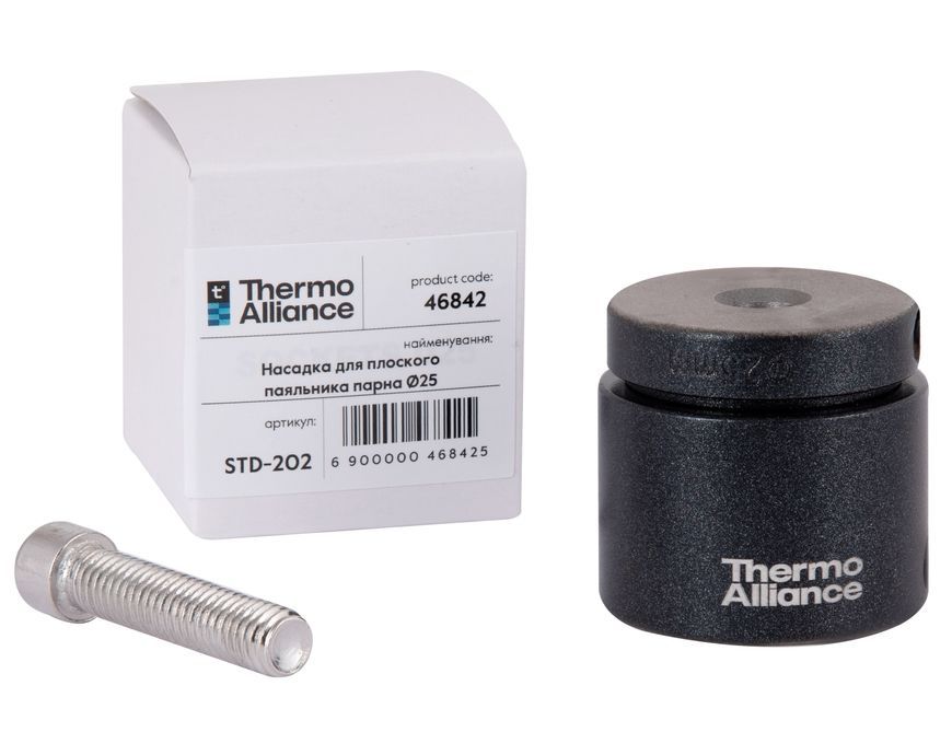 Насадка для плоского паяльника Thermo Alliance парная &Oslash;25 мм STD-202 - STD-202