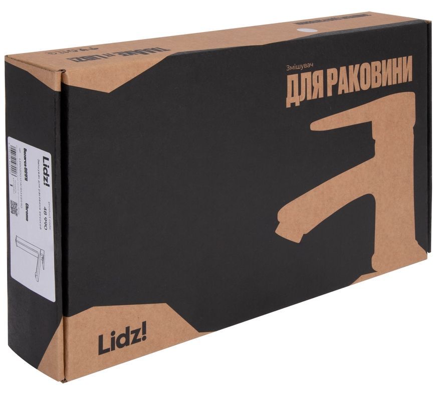 Смеситель для раковины высокий Lidz Dozorca 001FH Chrome k35 LDDOZ001FHCRM48990 - LDDOZ001FHCRM48990