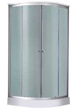 Душовий бокс Lidz Tani SB90x90.SAT.LOW.FR низький піддон, скло Frost 4 мм, стінки WHI LTSB9090SATLOWFR - LTSB9090SATLOWFR