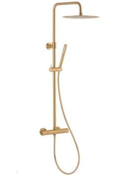Душевая система KFA ARMATURA MOZA PREMIUM GOLD с термостатическим смесителем 5736-920-31 - 5736-920-31