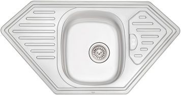 Кухонная мойка QTAP 9550 Satin 0,8 мм (180) - QT9550SAT08