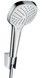 Душовий набір HANSGROHE Croma Select E 110 Vario 3jet шланг 125 см Chrome/White 26425400 хром/білий - 26425400 - 1