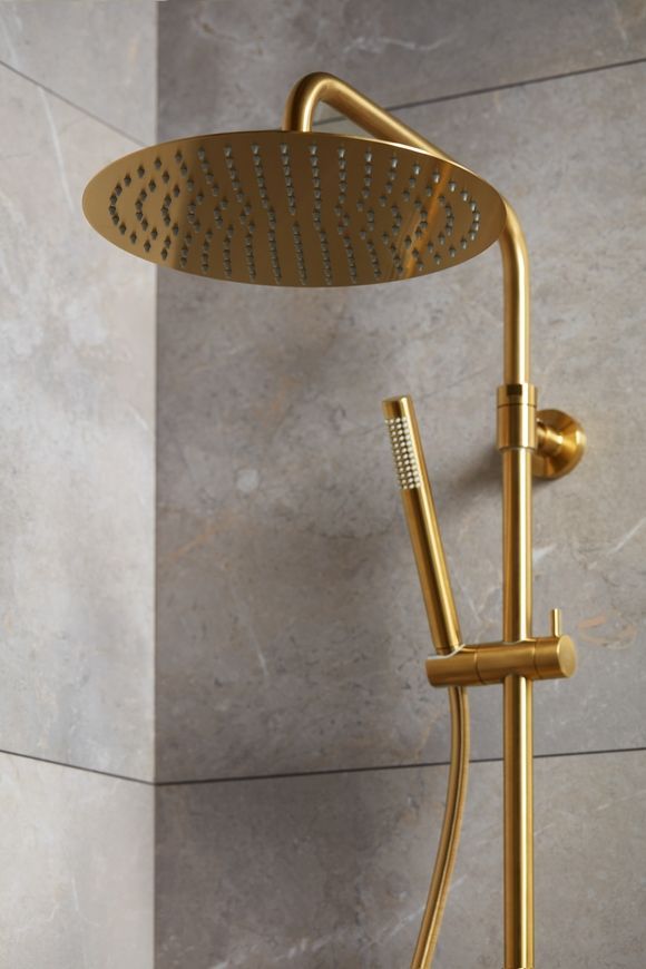 Душова система KFA ARMATURA MOZA PREMIUM GOLD з термостатичним змішувачем 5736-920-31 - 5736-920-31