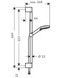 Душевой набор HANSGROHE Vernis Blend Vario 100 Crometa 65 см 26275000 хром - 26275000 - 2