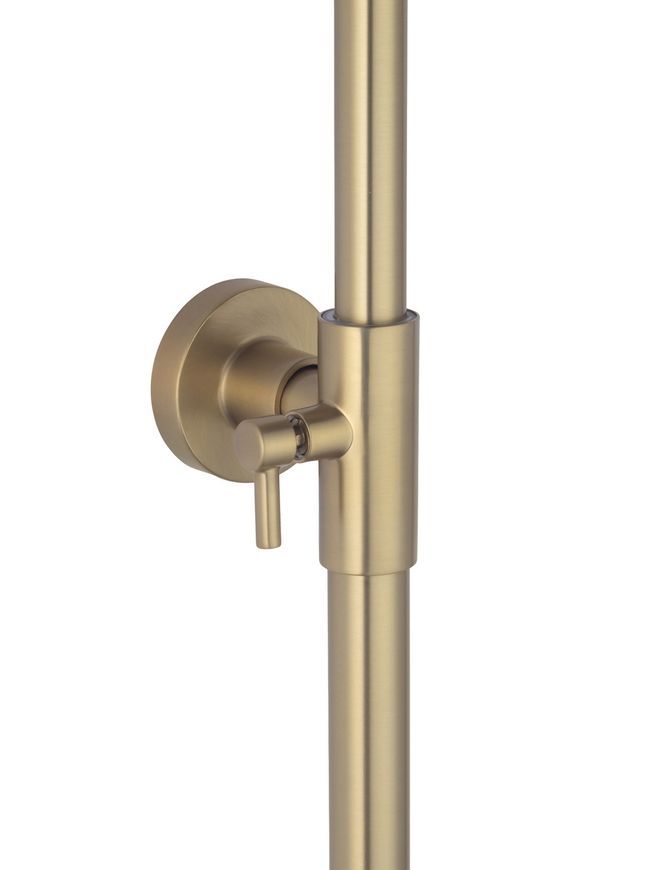 Душова система Kroner KRP Axis Line-GBG063 на 3 споживача, золото, латунь CV036839 - Line-GBG063